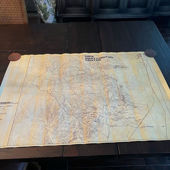 NRA Whittington Center Topical Map - Picture 1 of 6